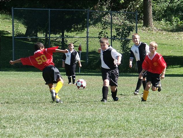 Ryan Playing Soccer for St. Dominic vs. St. Lawrence Pict2928.jpg (89 k)